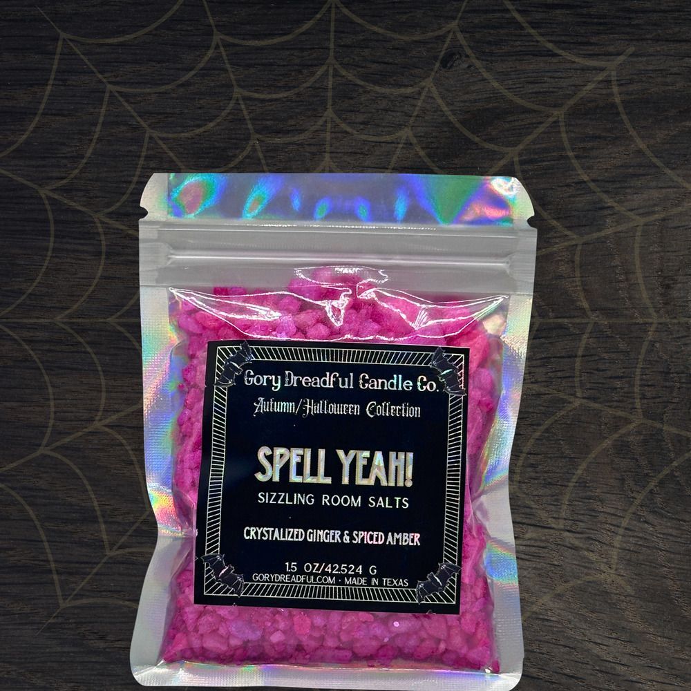Spell Yeah! Sizzling Room Salt Crystal Potpourri: Ginger & Spiced Amber - Mini